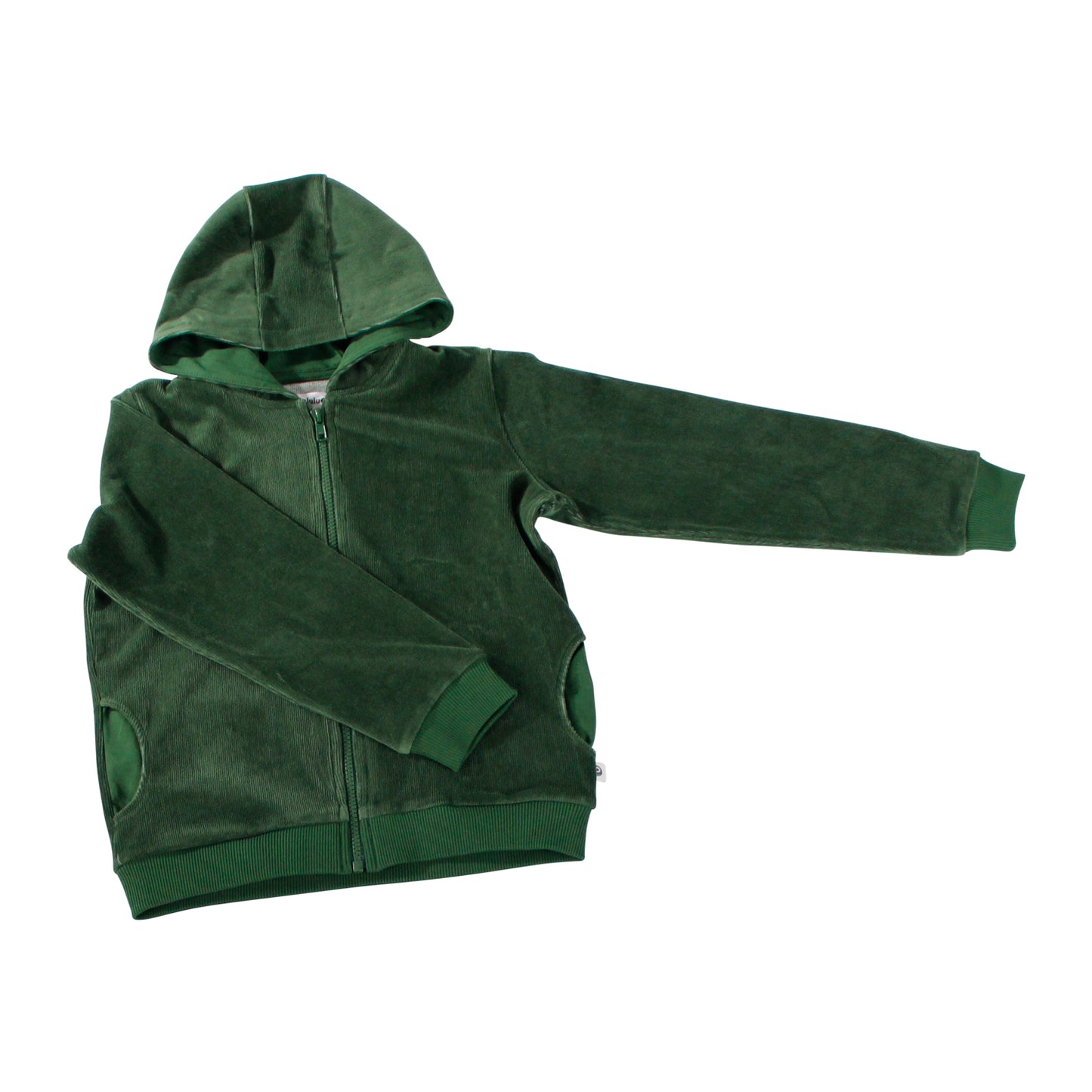 Onnolulu hoodie Lars corduroy groen 30's velvet