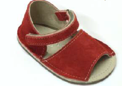 Shoeslepetit menorquina velcro coral