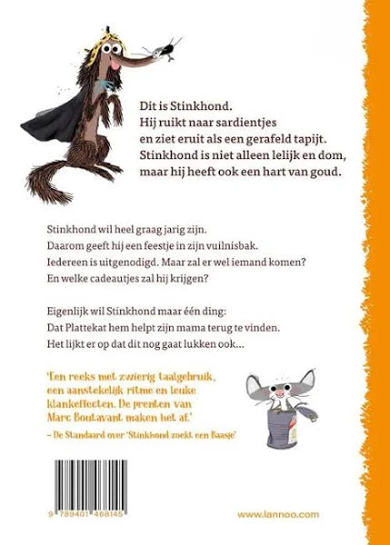 Stinkhond is jarig boek