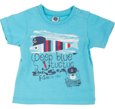 tuctuc t-shirt deep blue verano 104