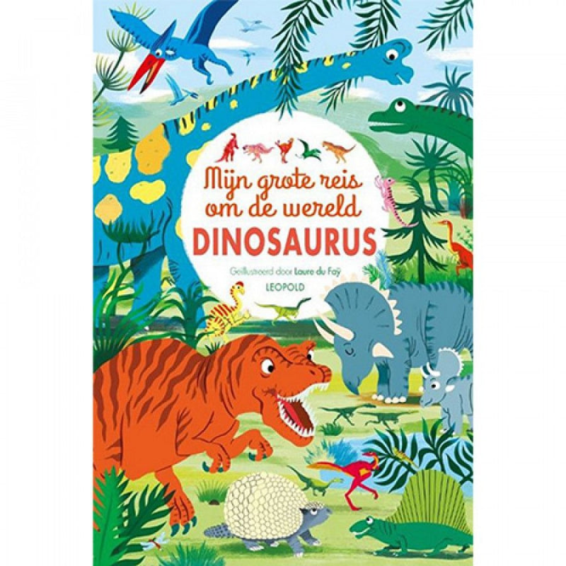 Reuzenprentenboek mijn grote reis om de wereld DINOSAURUS +5